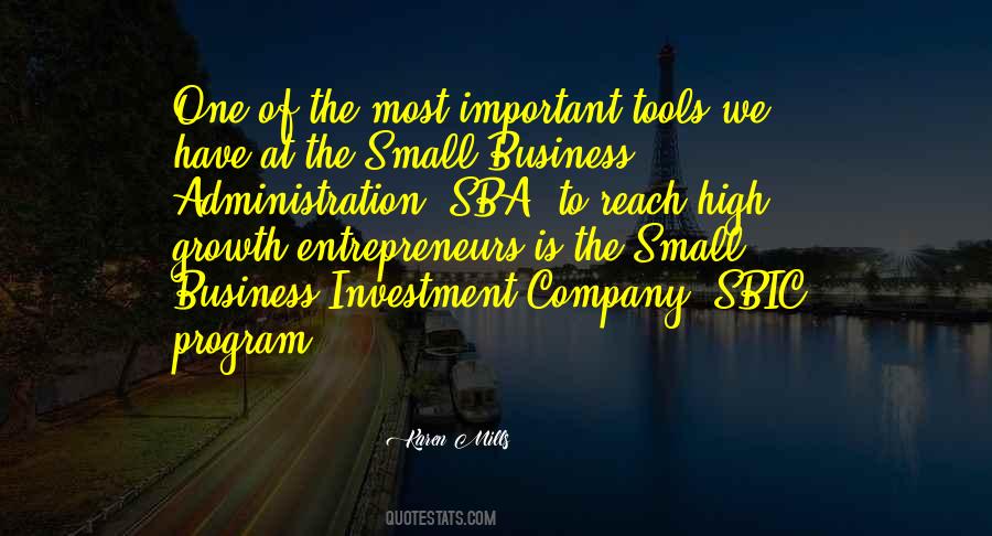 Small Business Administration Quotes #1439484