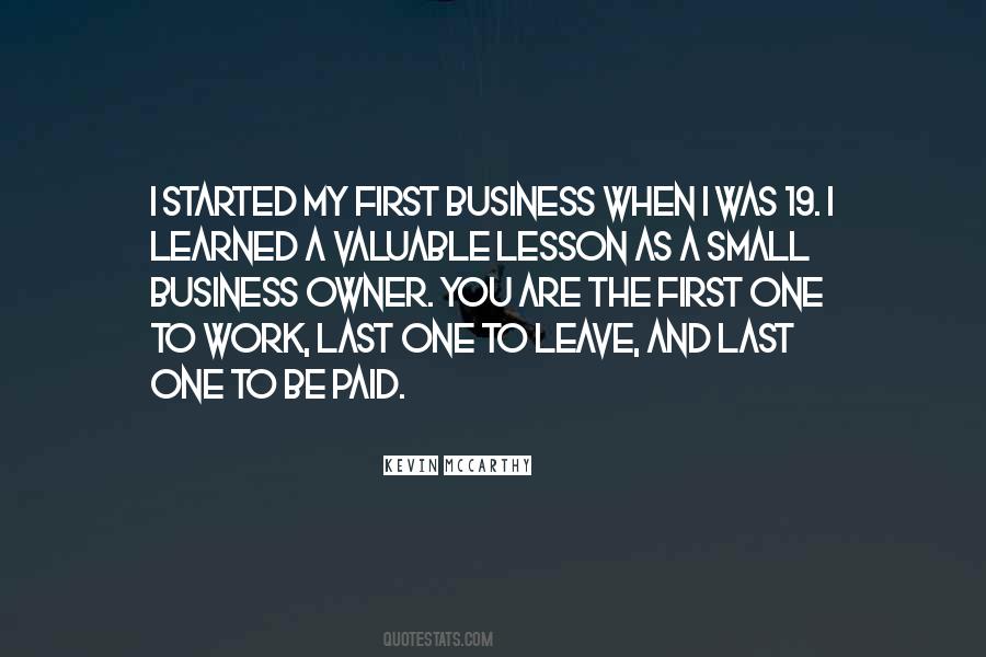 Small Business Owner Quotes #467351