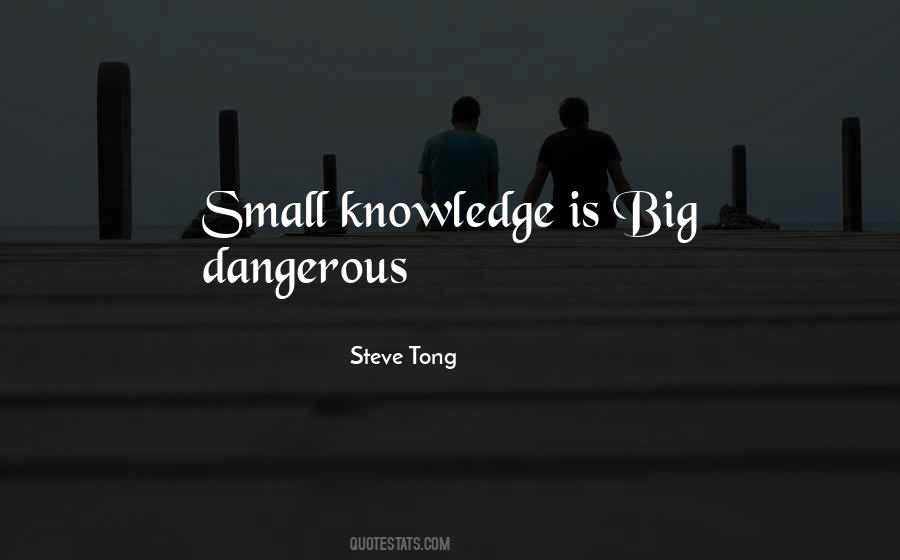 Small But Dangerous Quotes #1300649