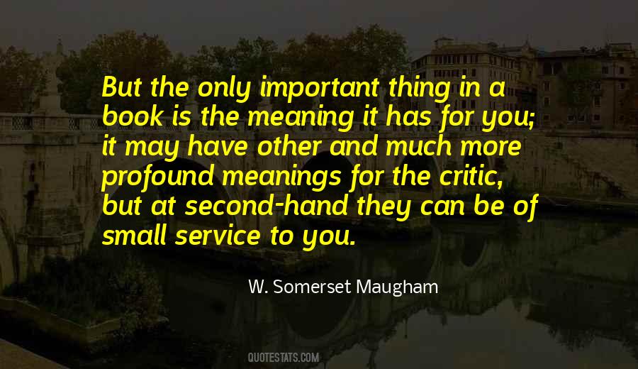 Small But Important Quotes #1730099
