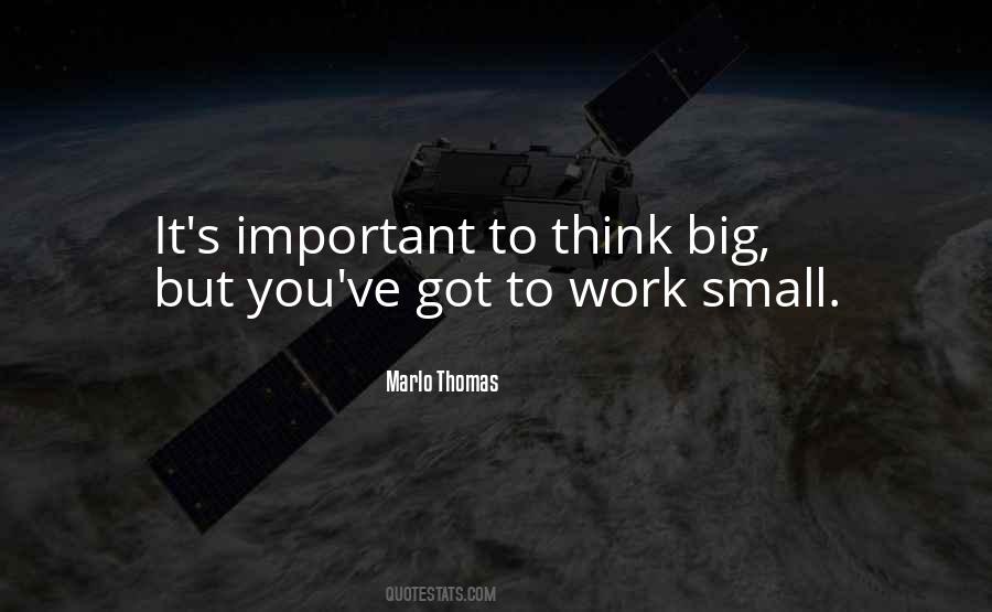 Small But Important Quotes #848478