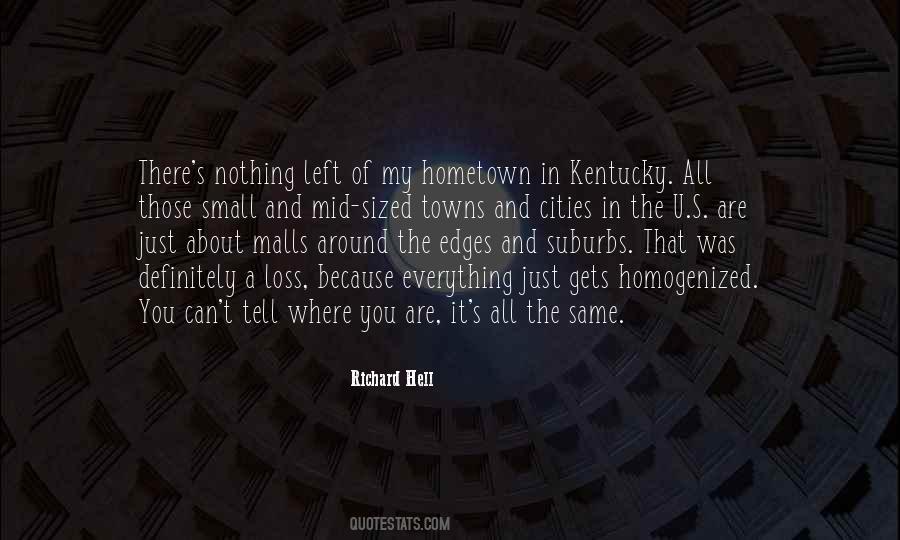 Small Cities Quotes #1163862