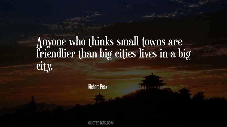 Small Cities Quotes #1236014