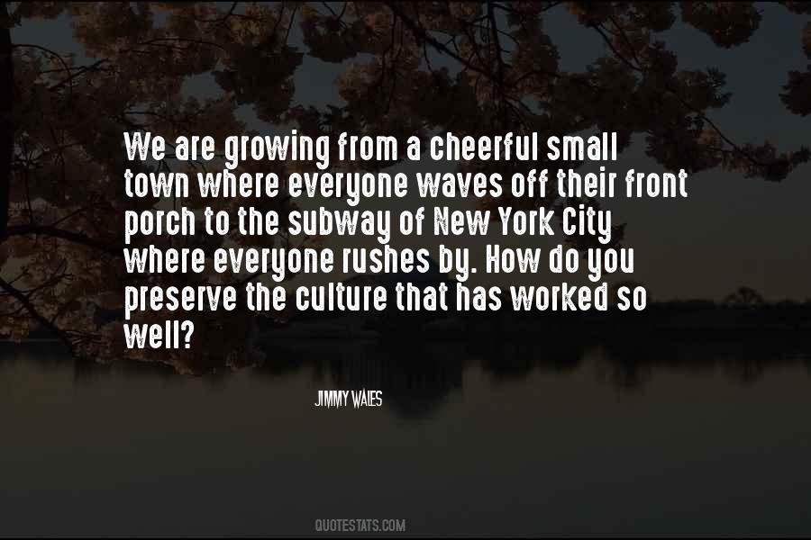 Small Cities Quotes #1242762