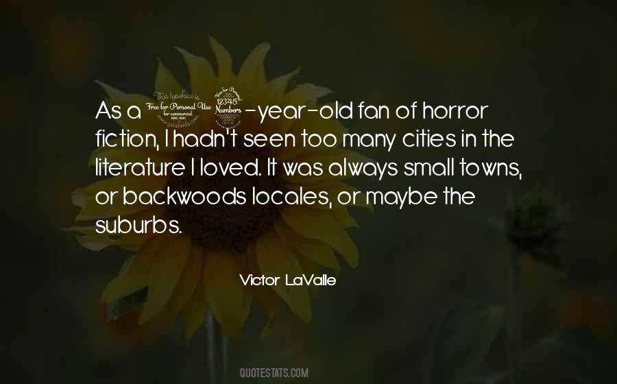 Small Cities Quotes #701928