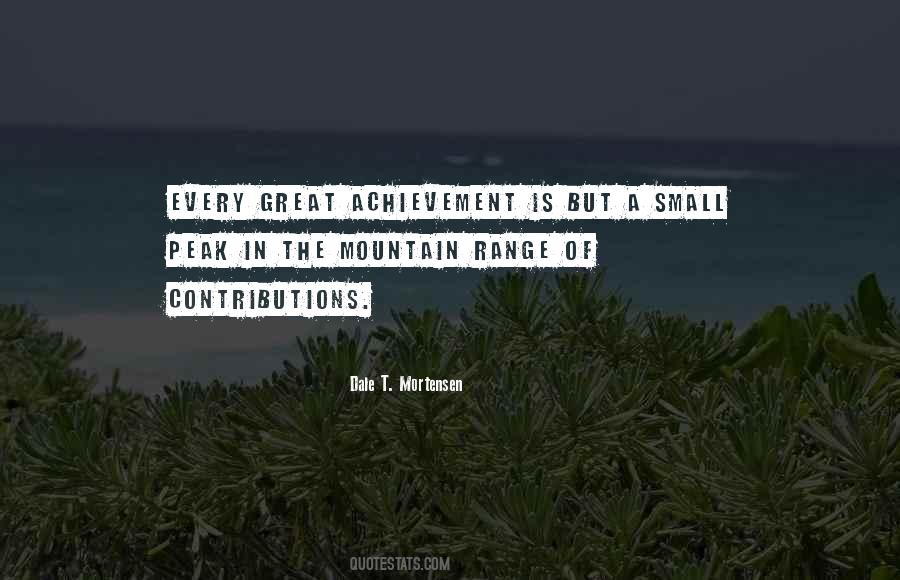 Small Contributions Quotes #1317895