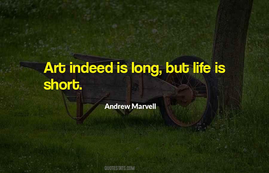 Quotes About Andrew Marvell #400910