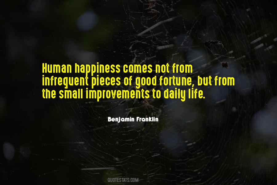 Small Improvements Quotes #1685276