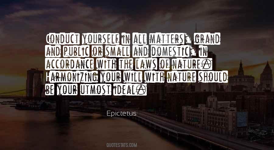 Small In Nature Quotes #284000