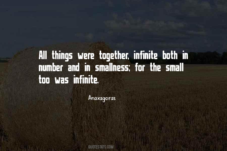 Small In Numbers Quotes #1559132