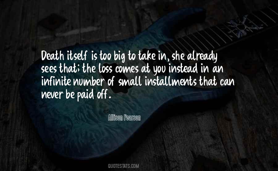 Small In Numbers Quotes #1631158