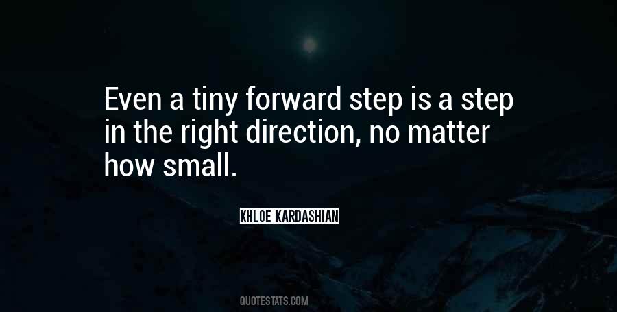 Small Step Forward Quotes #593312