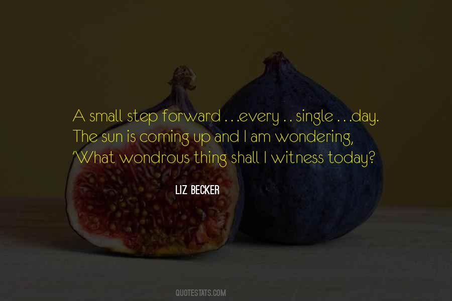 Small Step Forward Quotes #65879