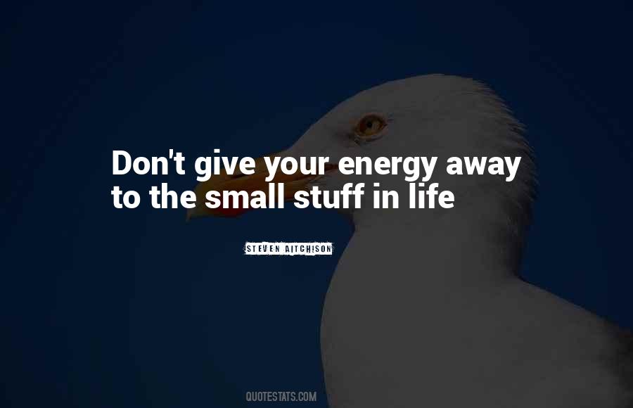 Small Stuff Quotes #1265856