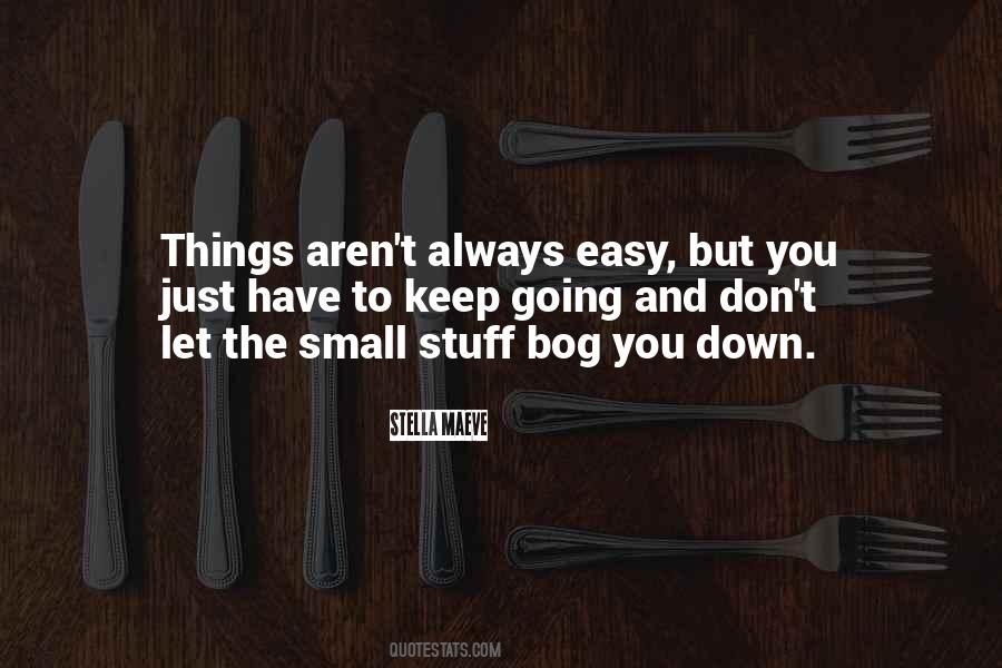 Small Stuff Quotes #527196