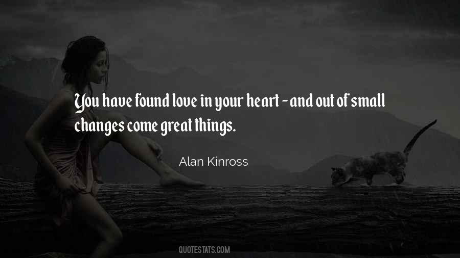 Small Things With Great Love Quotes #1458516