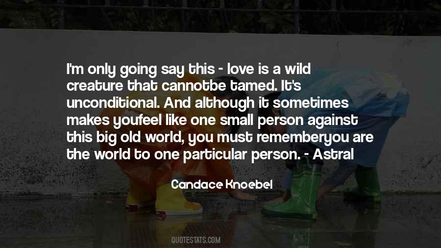 Small World Love Quotes #1411912