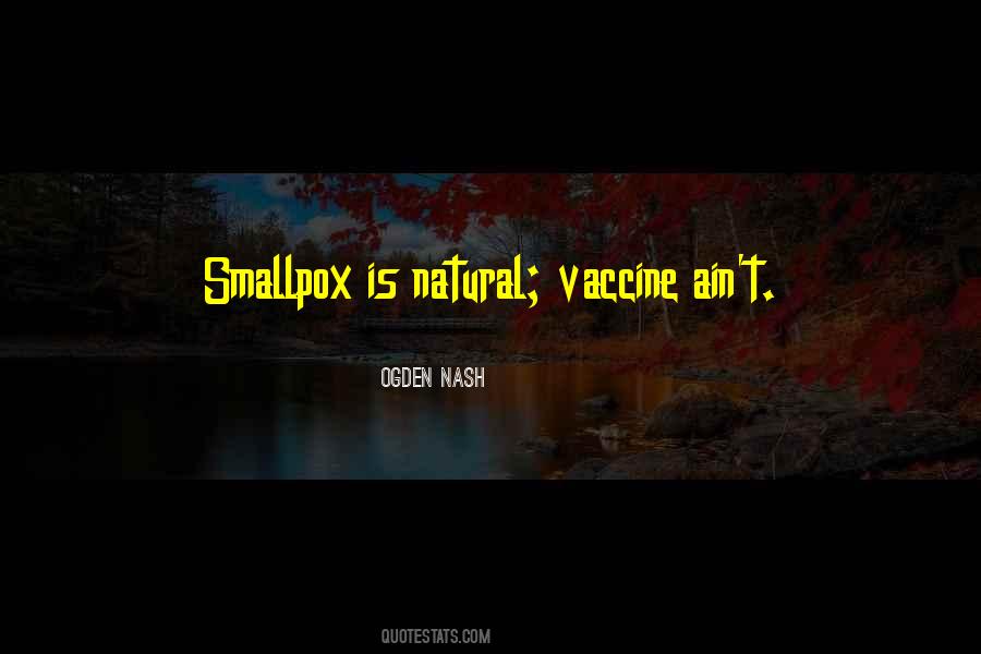 Smallpox Vaccine Quotes #415762