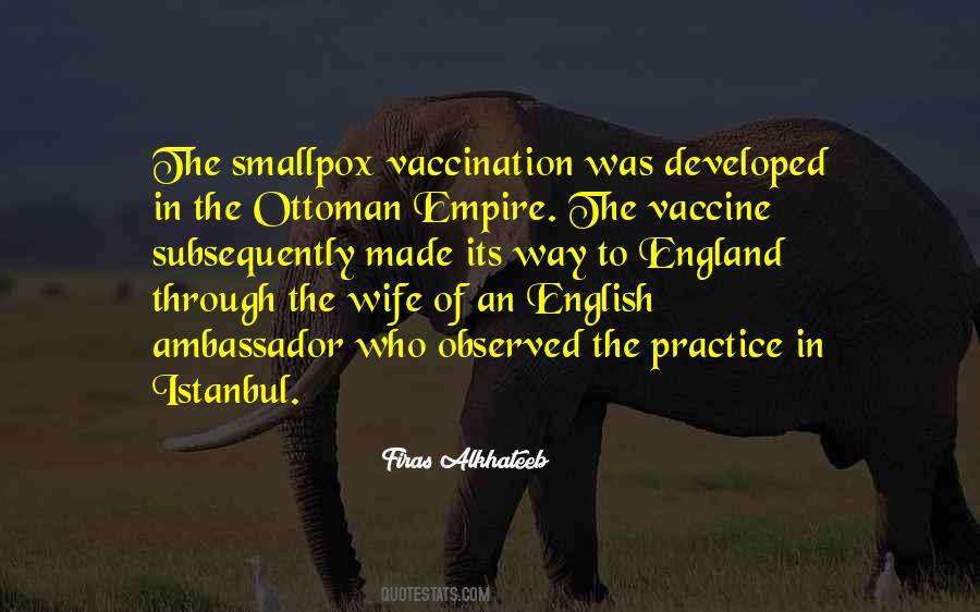 Smallpox Vaccine Quotes #87382