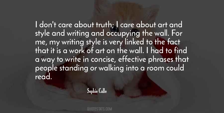 Quotes About Style In Writing #192982