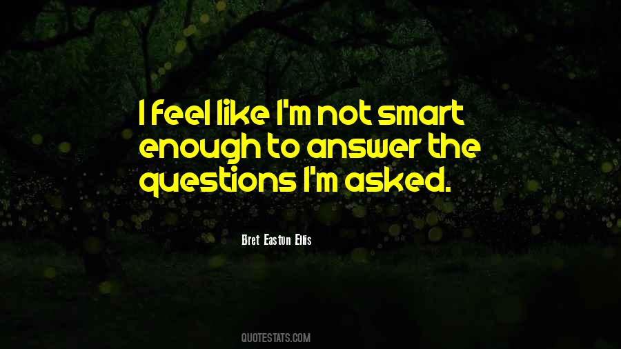 Smart Answer Quotes #684912