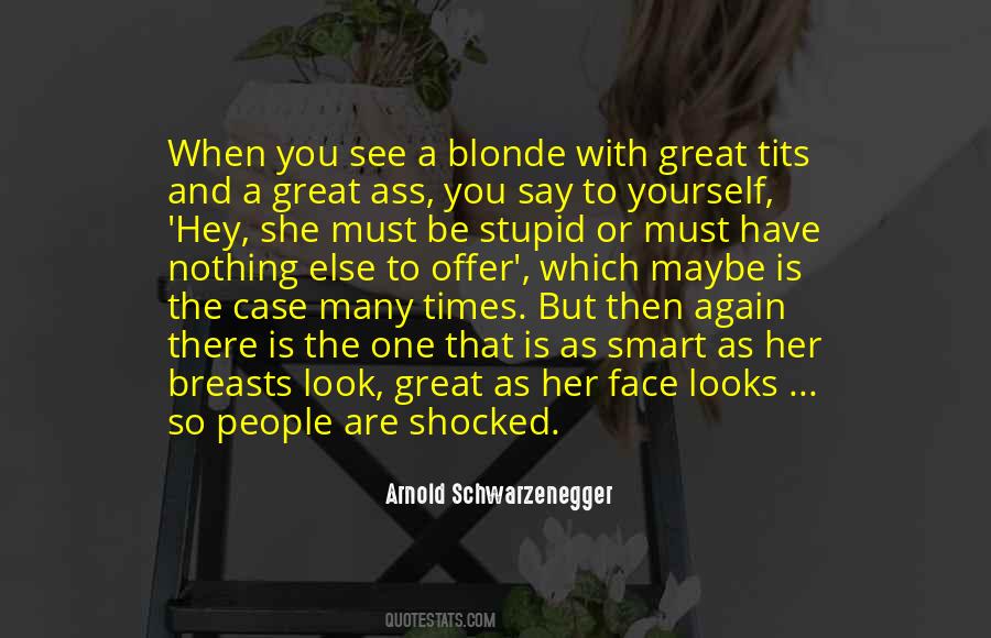 Smart Blonde Quotes #1647300