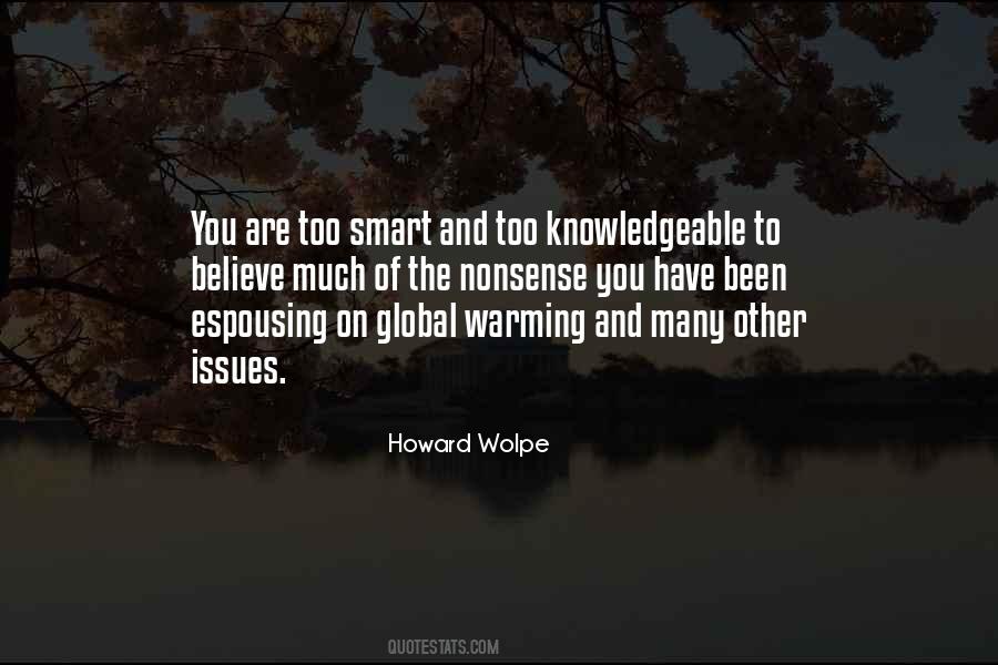Smart Knowledgeable Quotes #1386569