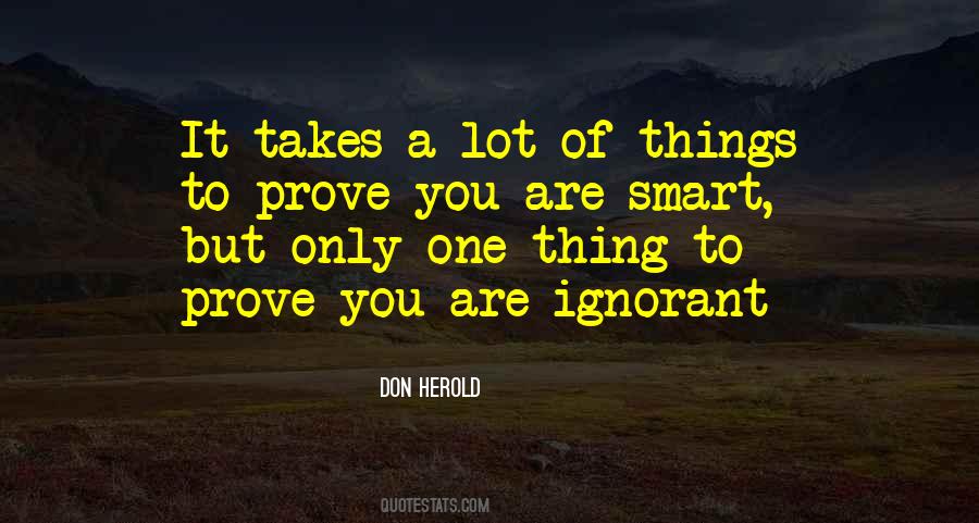 Smart Things Quotes #748676