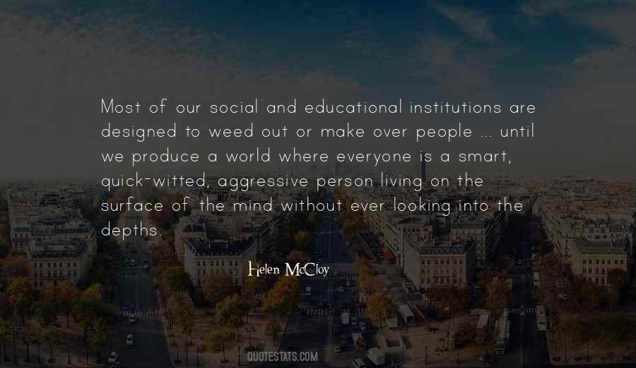 Smart Weed Quotes #57717