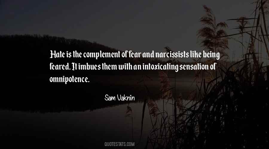 Quotes About Being Feared #638038