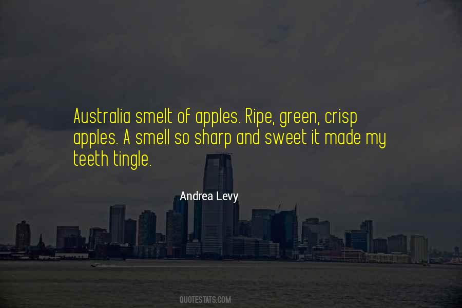 Smell Of Apples Quotes #816398