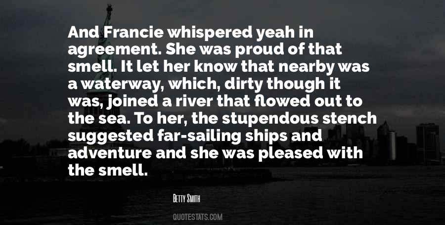 Smell Of The Sea Quotes #1288354