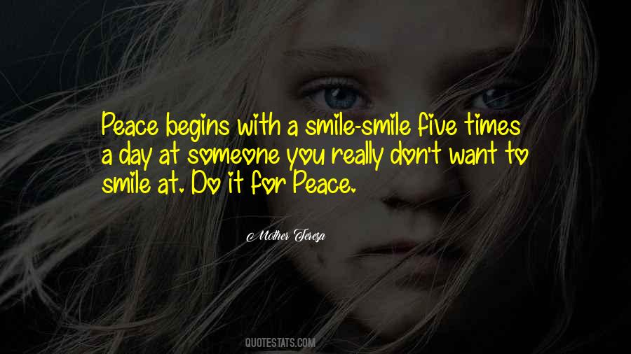 Smile A Day Quotes #100335