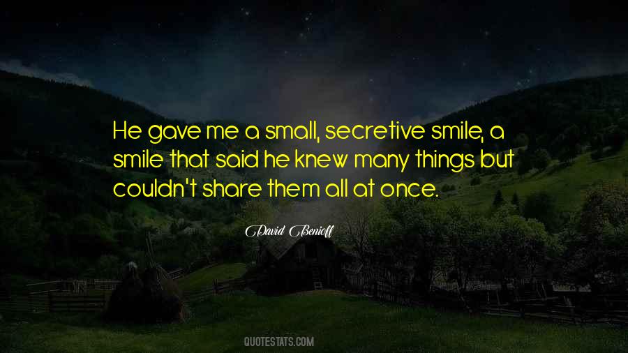 Smile At Me Quotes #263830