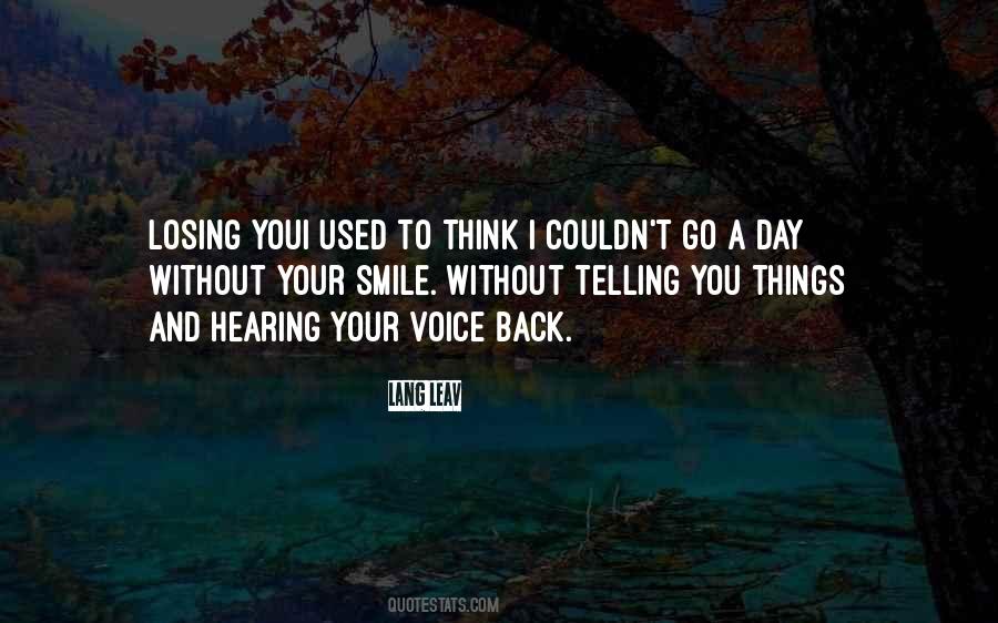 Smile Each Day Quotes #235333