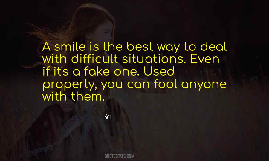 Smile Even If Quotes #853024