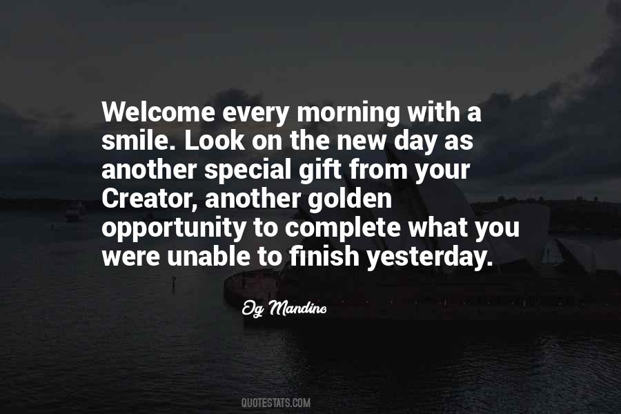 Smile For Another Day Quotes #335036