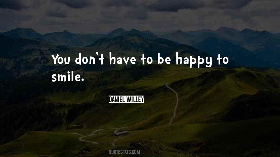 Smile Happiness Life Quotes #1283436