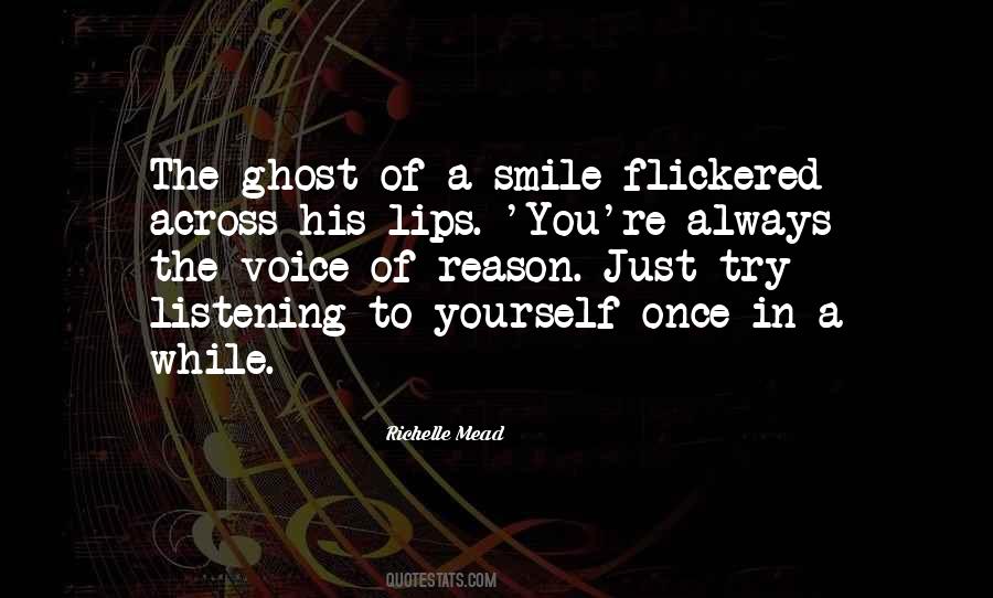 Smile In Your Voice Quotes #259874