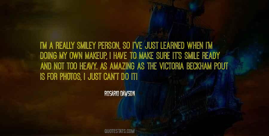 Smile Is The Best Makeup Quotes #102494
