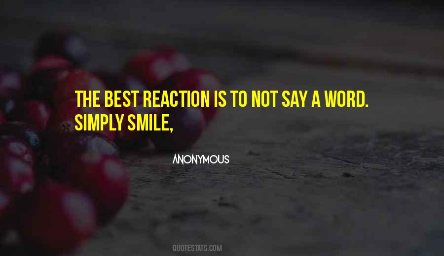 Smile Is The Best Quotes #1679152