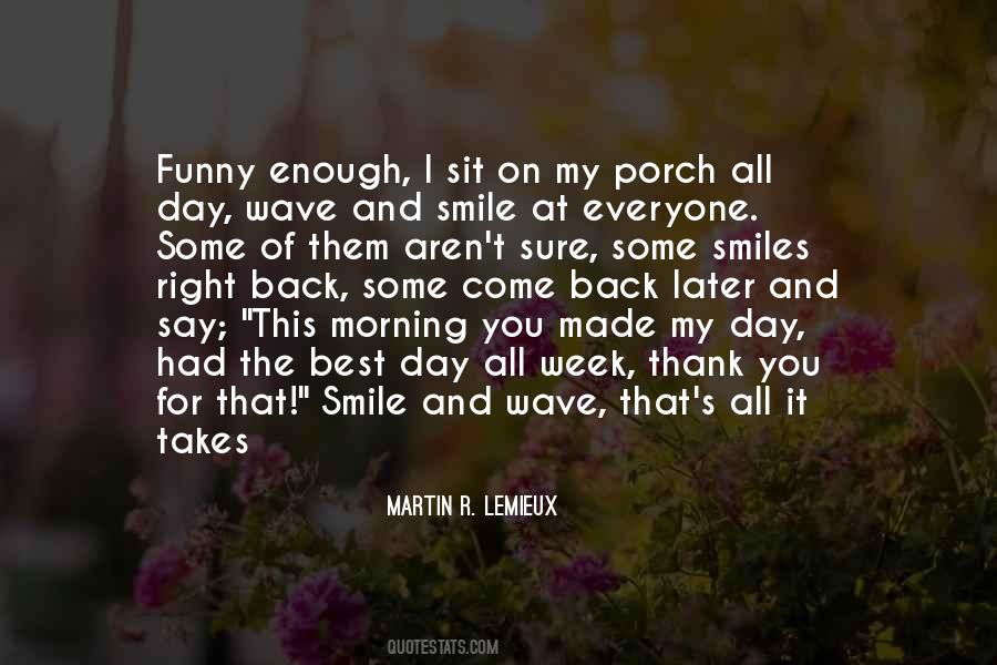 Smile This Morning Quotes #1323413