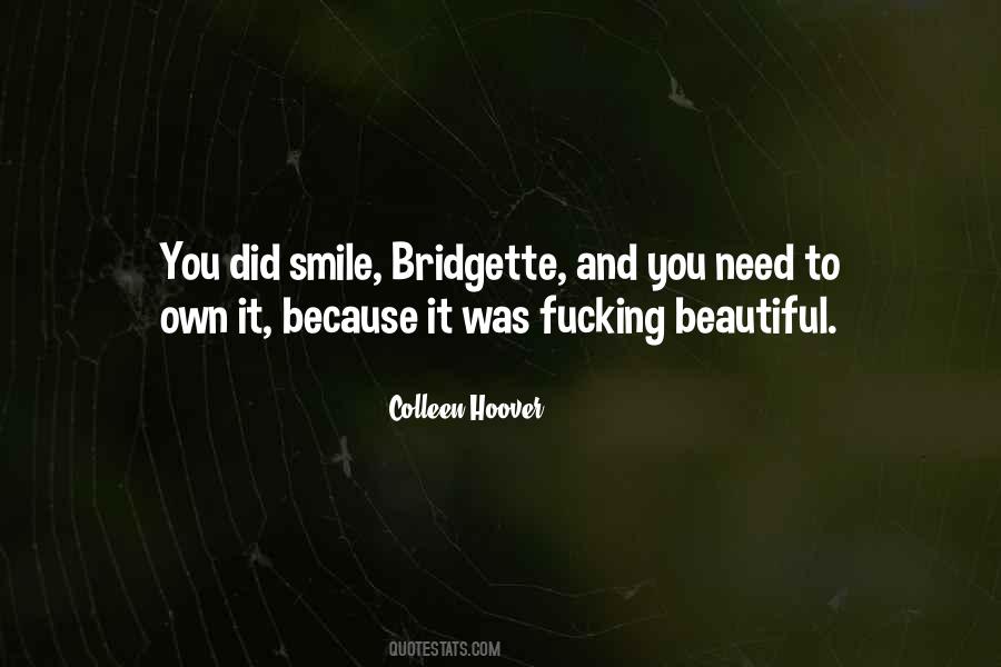 Smile You're Beautiful Quotes #1404150