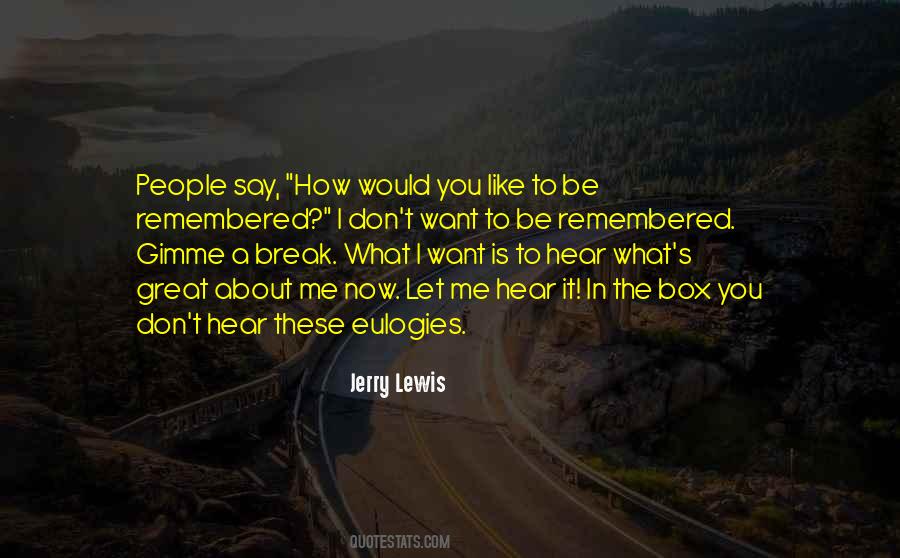 Quotes About Jerry Lewis #1055339