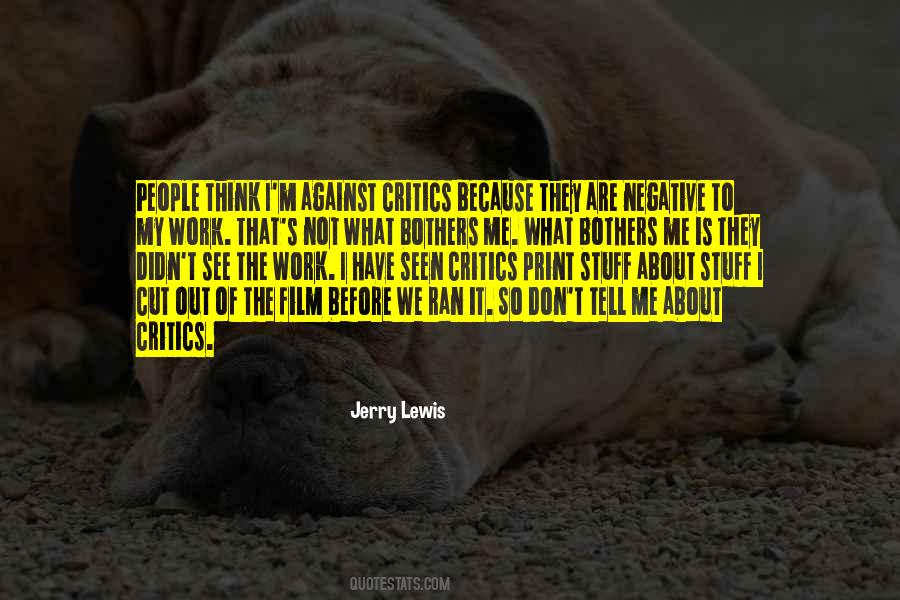 Quotes About Jerry Lewis #186341