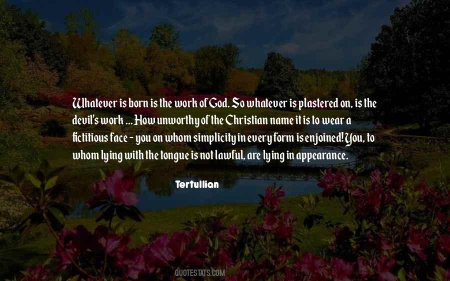 Quotes About Tertullian #1442715