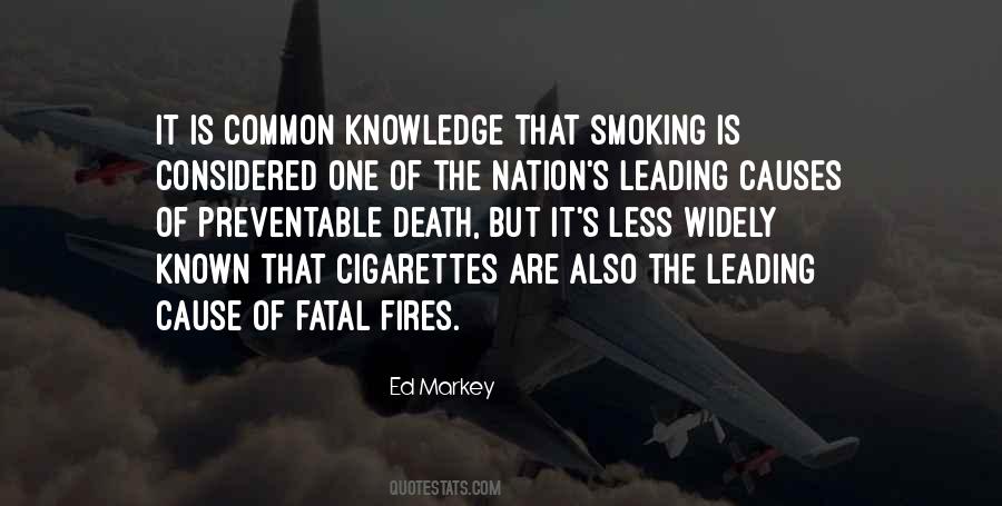 Smoking Causes Quotes #1366511