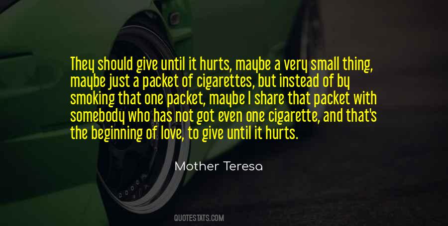 Smoking Vs Love Quotes #1725887
