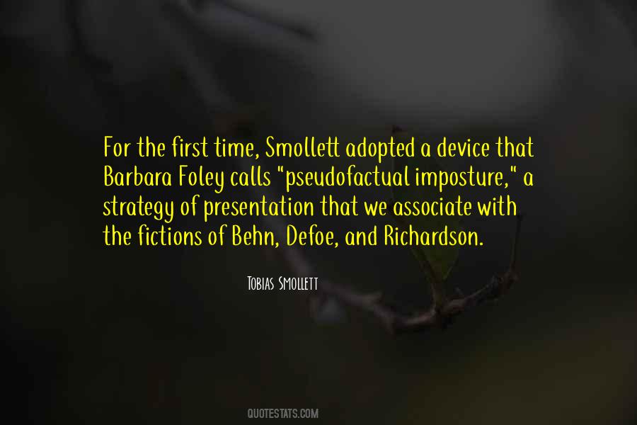 Smollett Quotes #670453