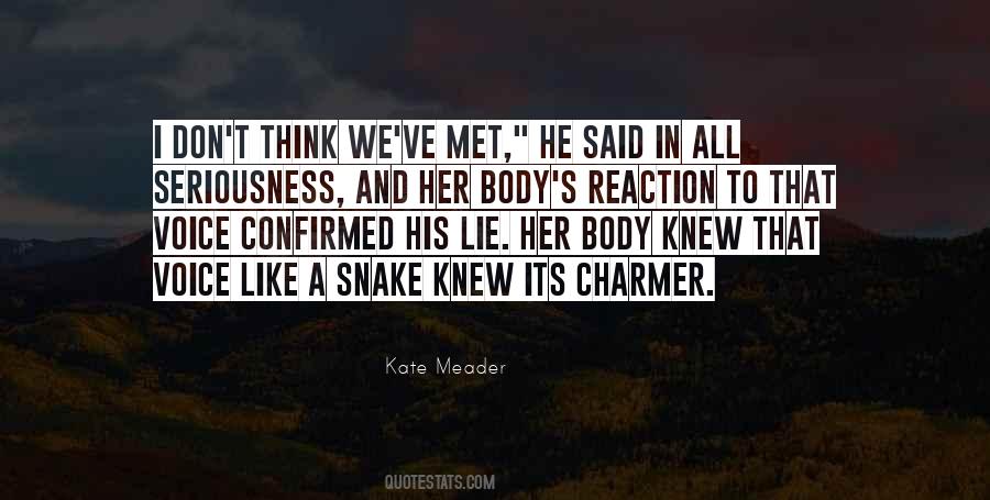 Snake Charmer Quotes #598857